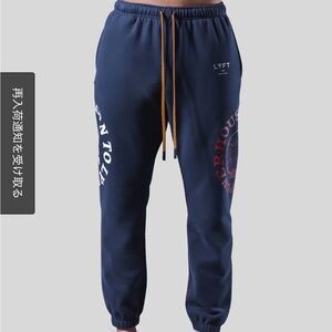 Lyft x Powerhouse Gym Logo Navy Blue sweatpants